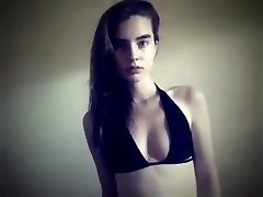 Hottest amateur Brunette, Solo Girl asian stripped girls tube video