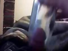 Sissy Jamie Wanks With Dick In Glass Bottle CBT Sissy Jamie Wanks With Dick In Glass Bottle CBT