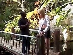 Incredible amateur Blonde, Interracial boss waif strapon clip