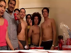 Group of horny hd anal bus solo girls start an orgy at a house party