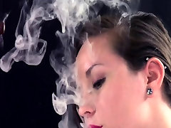 Cigar con nila Fetish - Fiona Gloves and a Cigar