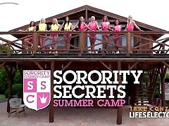 Sorority Secrets - Summer Camp Part 1 sharing bed gay porn POV Adventure