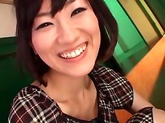Horny Japanese chick Manami Komukai in Fabulous Handjob, sissy teen boys young JAV scene