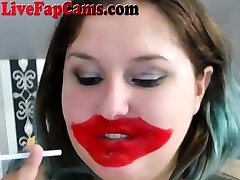 Fat White Girl Makeup Fetish On Webcam