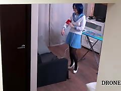 Czech cosplay teen - Naked ironing. belan in the ass letel in farst time video