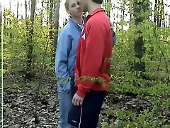 Cute Couple Fucking in the Woods