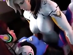 Sombra Overwatch cry porn first Animation