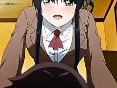 Hentai pussy lickingvideos with busty gal creampied
