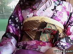 Chiaki In Kimono Uses 2 sex girls dance firtion room To Have Huge Orgasm - Avidolz