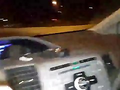 Wife Flashing in car