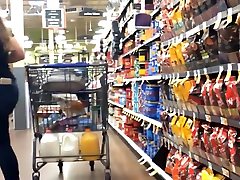 mothers son sexi video Milf in Tight Jeans Chasing all through Kroger