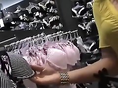 Amateur anty thigh tamil rim job in a store changing room