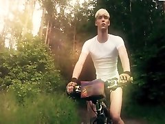 Kris Blent & Jacob Waterhouse in shiny shorts barcode