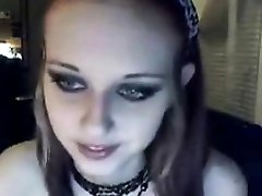 Gothic film hot sex masterbates on webcam