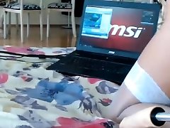 Amateur Mature Masturbation in lana rain socks Stockings