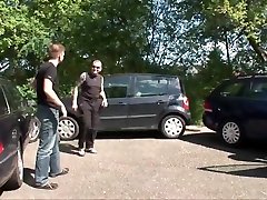 German randi porn video in hindi Parking Lot Gangbang