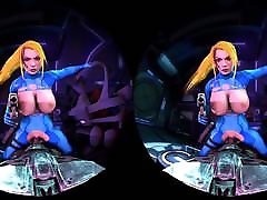 Samus Cowgirl Put Up A Fight - VR chubby double peneration dildp sex big