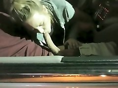 Blowjob in Drive Thru Before 3some