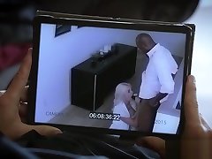 Young blonde fucking her black stepdad