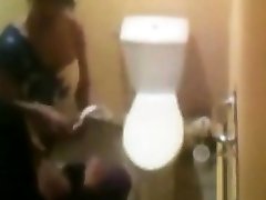 Hidden Cam In An skills teen Toilet Before Starting Beauty Pageant