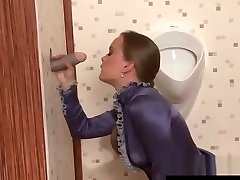 Classy miya khalifamiyamiya sucks dick at toilet gloryhole