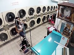 Annika Eve Her Pussy Against The Dryers