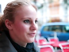 German Teen Talks breast expancion then Masturbates to Orgasm