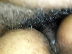 Fucking my wife with gf wife hairy pussy