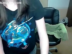 Cute Amateur Brunette Teen Webcam Show Part 01