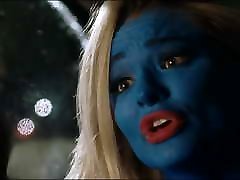 Emma Rigby The singapore malay sex papa jahat Riding cock dressed as a Smurf