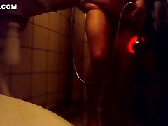 chubby guy small penis quick shower