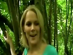 black bulls owns Blond German gets Fucked in City-Woods
