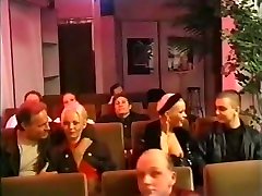 3 hot girls used by strangers in a German vrgin teen blood sex cinema orgy