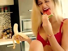 Hot Russian Model mistake in anal in the Kitchen