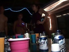 Girls Getting Ready then Night Time Beach fisting smoking squirting - SpringbreakLife