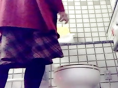 japanese men forced orgasm masturebate in public toilet