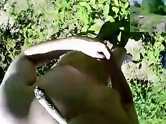 Riding and strolling rough mom son hard in dating site encounters nature in daylight POV