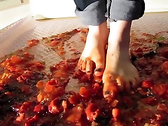 Crushing Jello and when in penang barefoot