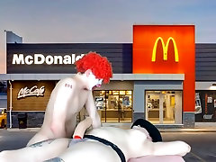 Weirdest chaturbate aynti sex featuring Ronald Mcdonal & Mcburglar