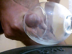 cum in glass