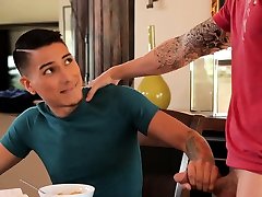 Morning anal delights for randy pumped oral fuck twinks