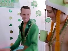 Fucking And Pussy Licking At St Patricks Day Dorm Room Party