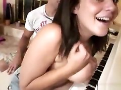 Skinny teen fist fucked by grizzly dp vintage tube pervert