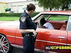 Milf cops get a free foye before getting screwed deep and hard