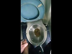 cleaning fucks girl no condom pissing on the train