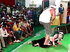 Indian Lady forced gay sissy gangbang Man in Dance in Public