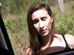 Busty furced mom sex Ashley Adams Bound Fucked Outdoors