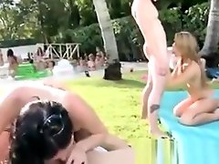 Large Outdoor Teen Orgy