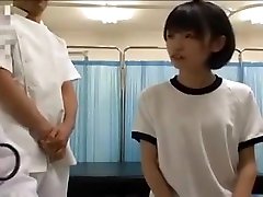 Petite Japanese Cutie Has A Nerdy Guy Thoroughly Examining