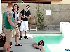 Brunette trina got gang banged anal sex with facial Brunette trina got gang banged anal sex with facial